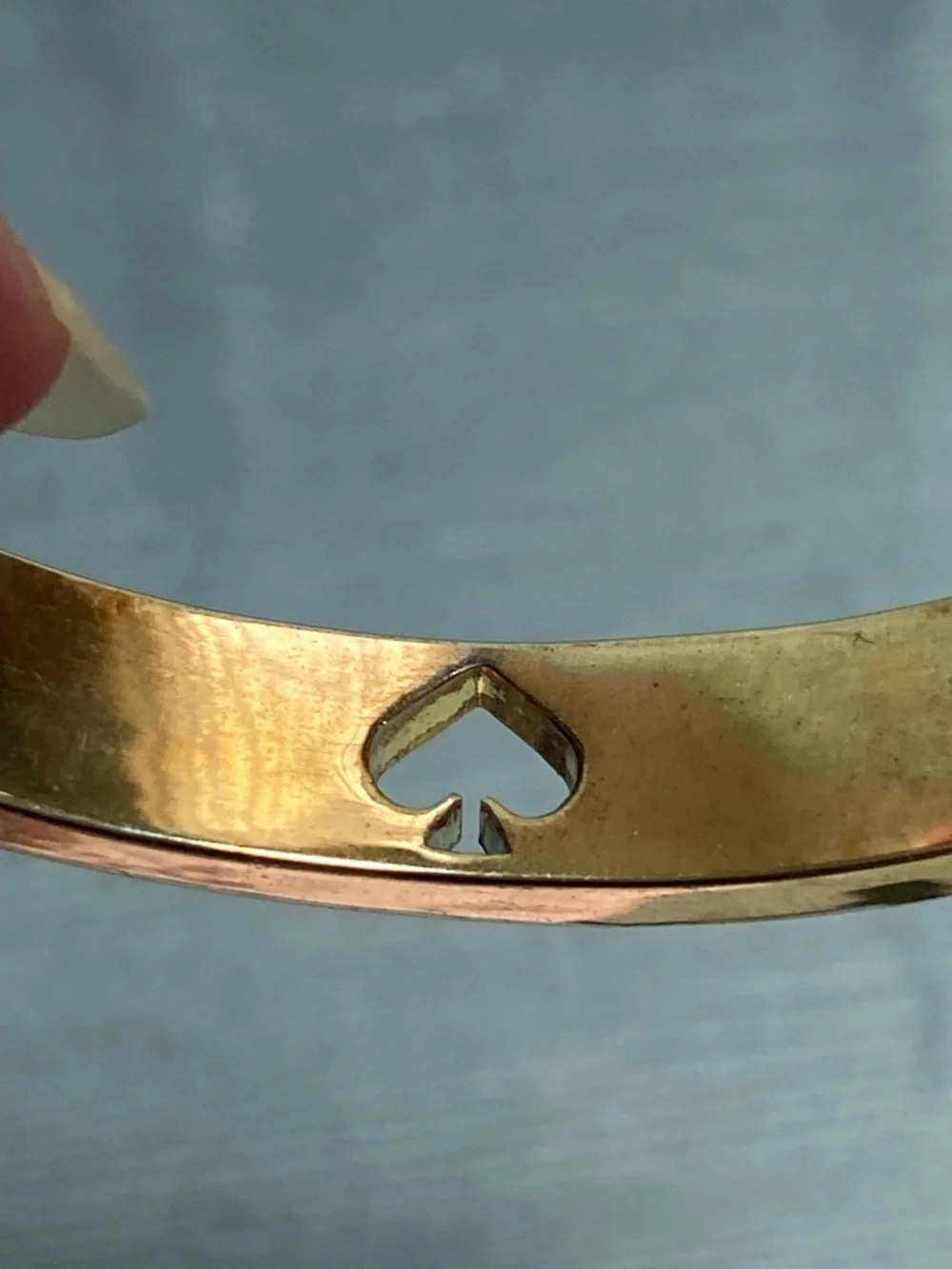 kate spade Mother of Pearl Gold-Tone Bangle Bracelet - Picture 9 of 13